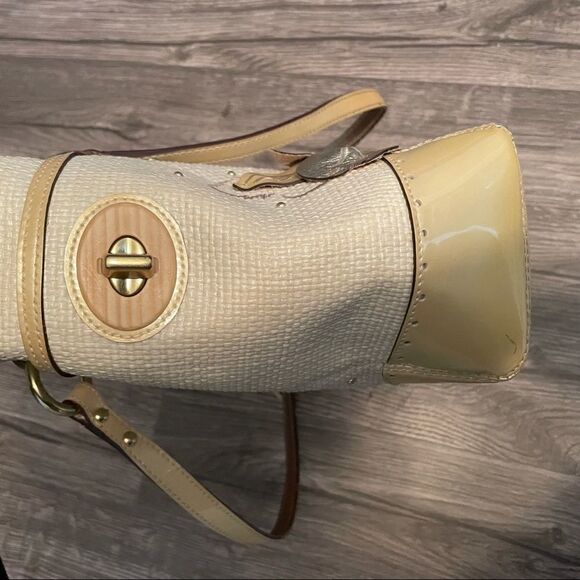 COACH Limited Edition Hamptons Floral Straw Bag 98 - Picture 7 of 14